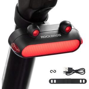 Feu Arrière Vélo,Lumière Vélo Arrière Enfant,Lampe Vélo Arrière Led 5 Modes D¿Éclairage Usb Rechardeable Ipx6 Étanche Intelligent Forme Grenouille Pour Vtt Trotinette Enfant - Neuf