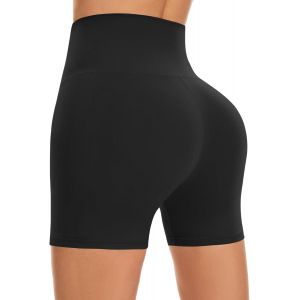 Slep-Pantalon De Cyclisme Court Pour Femme - Taille Haute - Legging D'été - Short De Fitness - Gym - Vélo - Neuf
