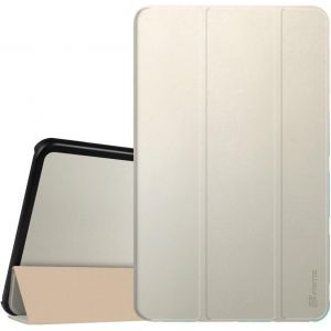 Coque Pour Samsung Galaxy Tab A (2016) Sm-T580 Sm-T585 10.1 Pouces - Etui De Protection Ultra-Mince Et Léger Housse Tablette Cover Avec Fonction Sommeil/Réveil Automatique, Or Champagne - Neuf