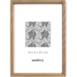 Fchhk-Cadre A4 En Chêne Naturel Pour Photo Et Poster, Cadre En Bois Pour Feuilles A4 (A4 | 21x29,7cm, Chêne Naturel) - Neuf