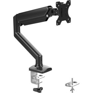 Gb2003-1, Support Ecran Pc Moniteur De 13-32 Pouces, Bras Ecran Pc Vesa 75X75-100X100 Mm, Rotation À 360°, Réglable En Hauteur, Charge Maximale De 9 Kg, Noir[PCOM4280213] - Neuf