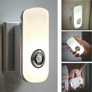 Rechargeable Détecteur De Mouvement Pir Sans Fil Del Sécurité Veilleuse Couloir Escaliers Lampe Murale, Capteur Veilleuses, 2 Modes Auto Marche/Arrêt Portable D'urgence Torche - Neuf