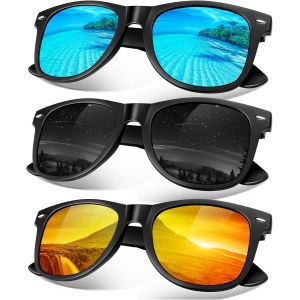 Lunettes De Soleil Polarisées Pour Homme Femme Classique Rétro Lunettes De Conduite Anti-Uv Lunettes De Soleil - Neuf
