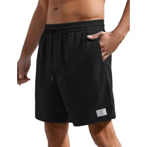 Uaa-Homme Short Été De Travail En Velours Côtelé Bermuda Pantalon Court Léger Pantacourt Avec Poches Cordon Elastique Sport Short Mode - Neuf