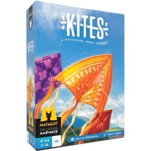 Sansh-- Kites - Jeu De Société Coopératif Pour Enfants Dès 10 Ans - Jeu De Cartes Et Rapidité - Réalisez Le Plus Beau Spectacle De Cerfs-Volants - 2 À 6 Joueurs - 10 Min - En Français - Matagot - Neuf