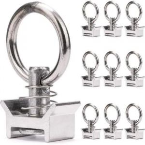 Lot Of 10 Pions Simples Avec Anneau 1000 Kg Pions D'arrimage Aéro Pour Rail D'arrimage Aéronautique Pion D'ancrage Anneau - Neuf