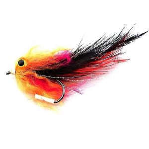 1pcs / Sac Nouvelle Truite Steelhead Saumon Brochet Streamer Fly Pour Mouche P&ecirc;che Mouches Taille 4 # Hame&ccedil;on (Enchev&ecirc;trement)-Yuhao - Neuf