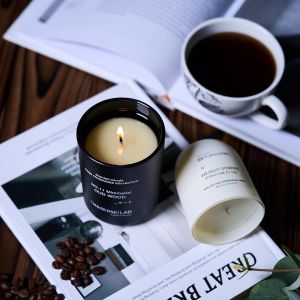 Bougie Naturelle &agrave; la Cire de Soja | Foamy Bath | 470g | Bougie Parfum&eacute;e Minimaliste pour D&eacute;tente, Cadeaux, D&eacute;coration Int&eacute;rieure | Chambre, Bureau, Petites F&ecirc;tes - Neuf