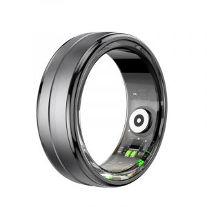 Bague Connect&eacute;e Taille 8 Suivi Sant&eacute; Sport &Eacute;tanche Bluetooth 5.0 Longue Autonomie Noir YONIS - Neuf