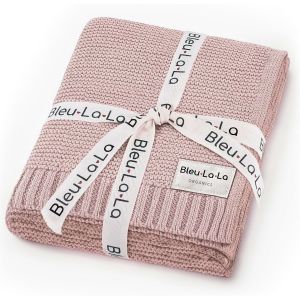 Tianyi-Couverture D'emmaillotage Pour Bébé U2013 100% Coton Biologique Pour Filles Et Garçons U2013 Douce Et Chaude Pour Berceau, Cadeau Pour Nouveau-Nés Et Nourrissons (Rose Pâle) - Neuf