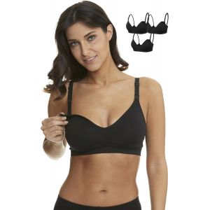 Soutien-Gorge De Maternit&eacute; Et D'allaitement Sans Couture Pour L'allaitement Et Le Sommeil Pendant La Grossesse, Avec Rallonges De Soutien-Gorge Et Clips Suppl&eacute;mentaires - Neuf