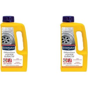 Déboucheur Liquide pour Canalisations - 1L (Lot de 2) - Neuf