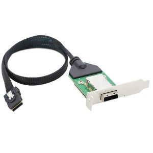 Mini SAS SFF-8087 H&ocirc;te vers SAS HD SFF-8088 C&acirc;ble adaptateur femelle 0.5M - Neuf