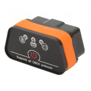 Outil de diagnostic automobile OBD2 Bluetooth 3.0 pour iOS et Android, affichage en temps reel de la pression d'huile, lecteur de codes d'erreur - Neuf