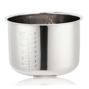En Acier Inoxydable Cuiseur &Agrave; Riz Int&eacute;rieur Du Pot De 5l Avec &Eacute;chelle, Remplacement De Cuve Interne Compatible Avec Les Autocuiseurs &Agrave; Riz - Neuf