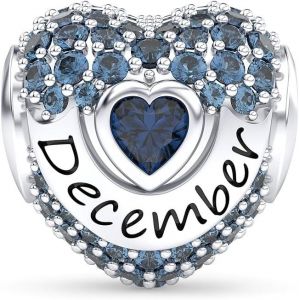 Eryi-Charm Pierre De Naissance En Argent 925 Pour Colliers Et Bracelets Pandora Bijoux Pour Anniversaire Noël Fête Des Mères Cadeaux Pour Femmes - Neuf