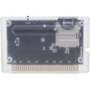 Cassette Vidéo de Jeu,Carte de Jeu 3000 en 1,Carte Mémoire 8 Go Intégrée,Cassette Professionnelle pour Genesis for Me GA Drive pour Master System pour Jeux 32X (Blanc - Neuf