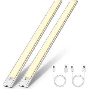 Rechargeable Led Cupboard Light, Wireless Led Light For Indoor Closet, Dimmable Motion Detector Led Light, For Cupboard, Closet, Staircase, Kitchen - Neuf