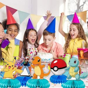 Décoration De Fête D'anniversaire Pokemon Assez Mignon Fournitures De Fête Intéressantes - Neuf