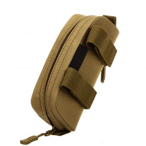 Étui Rigide Pour Lunettes De Soleil, Étui Tactique À Fermeture Éclair Molle, Étui De Transport En Nylon 600d Avec Clip - Neuf