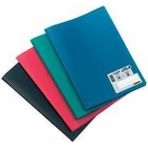ERYI-Protège-Documents Memphis A4 120 Vues / 60 Pochettes Couverture Polypro Noir - Neuf