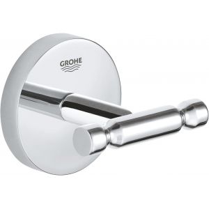 CMJAAGUR-Start Cosmopolitan Pat&egrave;re Murale Pour Salle De Bain, Fixations Cach&eacute;es, Platine De Fixation Incluse, M&eacute;tal, A Coller Quickglue Ou &Agrave; Visser, Chrom&eacute;, 41168000[M118] - Neuf