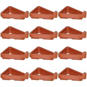 12 Pcs Pieds De Pot De Plante,&Eacute;l&eacute;vateurs De Pot De Fleur Invisibles Pieds Triangulaires &Eacute;l&eacute;vateurs Pour Gard Int&eacute;rieur Et Ext&eacute;rieur - Neuf
