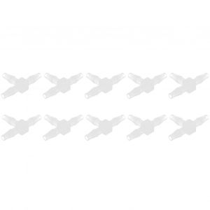 10Pcs 3 voies en plastique raccord résistant à la température de pression en forme de T 1/2 barbelé7.9 - Neuf