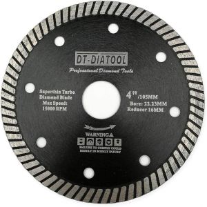 TRAHOO-Disque à Tronçonner Diamante 105 mm x 22,23 mm/16 mm Super Mince Lame de Scie pour Porcelaine Tuile Marbre Céramique Granit - Neuf