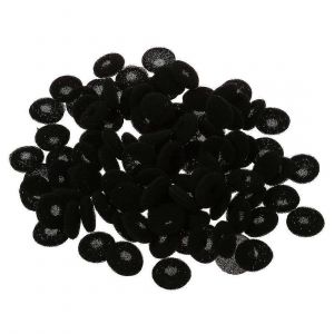 100 pcs &eacute;ponge noire &eacute;couteur casque capuchon oreille couverture remplacement - Neuf
