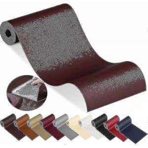 Auto-Adh&eacute;sif Cuir R&eacute;paration Patch Canap&eacute; Canap&eacute; Si&egrave;ge D'auto Chaise R&eacute;novation Autocollant-10 * 20cm-Tan - Neuf