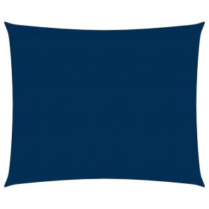 Voile Toile D'ombrage Parasol Tissu Oxford Rectangulaire 3 X 4,5 M Bleu Helloshop26 02_0009671 - Neuf