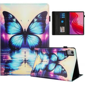 KAL-Coque Pour Lenovo Tab M11 2024 Impression Graphique Housse En Tablette Cuir Pu Protection Pour Lenovo Tab M11 11 Pouces Tb330Fu Papillon D'Ombre - Neuf