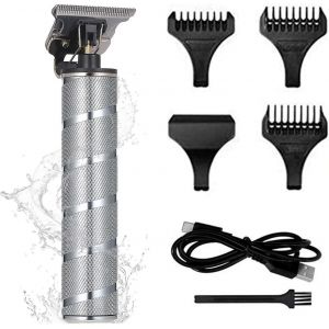 Tondeuse &Agrave; Cheveux &Eacute;lectrique Pour Hommes Avec T&eacute;moin Lumineux Led (Bronze), Argent - Neuf