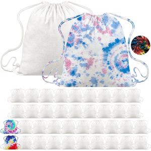 Acdsgd-Lot De 40 Sacs De Gym En Coton Naturel, 35 X 40 Cm, Sac De Sport Sac &Agrave; Dos En Tissu Sacs En Toile Sac En Toile De Jute - Neuf