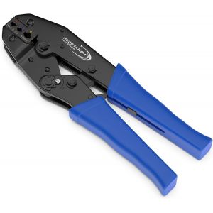 GKWL-Pince À Sertir Pour Cosses Isolées 0,5-6,0Mm² | Fonction À Cliquet & Pression Précise | Pince À Cosses | Pince À Sertir Connecteurs | Idéale Pour Travaux Électriques & Connexions - Neuf