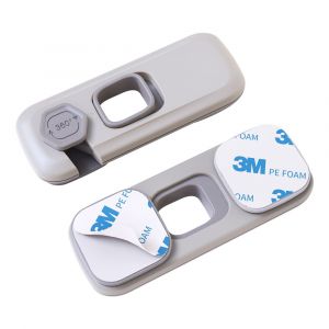 2 Pi&egrave;ces S&eacute;curit&eacute; Enfants Pour Tiroirs D'armoires, Verrou De R&eacute;frig&eacute;rateur Pour Enfants, Verrou De Placard Pour Armoires Et R&eacute;frig&eacute;rateurs, Verrou De Fen&ecirc;tre Pour Enfants - Neuf