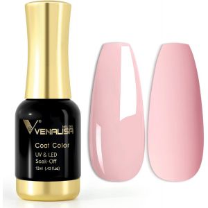 Vernis À Ongles Gel Soak Off Pour Débutant À La Maison Ou En Salon De Manucure - Rose Nude, 12 Ml - Neuf