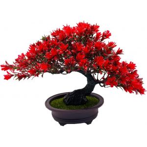 ERYI-Bonsaï Artificiel Réaliste - Genévrier Japonais - Arbres Artificiels Décoratifs En Pot Pour La Maison,Le Bureau,La Bibliothèque,La Ferme,La Chambre À Coucher,Le Salon,Plantes Artificielles - Neuf