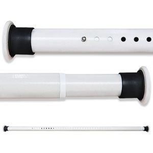 Tringle De Rideau De Douche Extensible Sans Perçage 310-360Cm Acier Au Carbone Blanc Tringle A Rideaux Vêtements Télescopique Barre A Tension Pour Salle De Bains Fenêtre Cuisine Ar[POU8806786] - Neuf