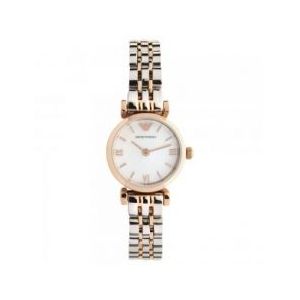 Emporio Armani Ar1689 Ladies Rose Gold & Stainless Steel Watch - Neuf