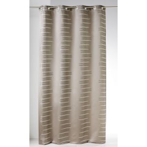 Rideau En Jacquard &Agrave; Vagues Fantaisies - Neuf