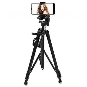 Trepied pliable portable pour telephone video en direct 3388, support de telephone pour photographie exterieure - Neuf