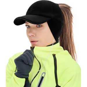 Jexnovashop-Extensible Femme Casquette Ponytail Avec Oreillette - Neuf