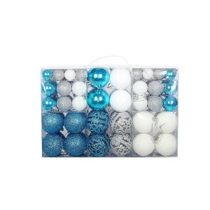 Boules de no&euml;l de 3-6 cm, 100 pcs bleu d&eacute;corations d'arbre de No&euml;l - Neuf
