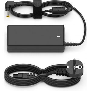 acdsgd-65W Chargeur Ordinateur Portable Compatible avec Toshiba Satellite C50 C55 C70 C70D C655 C55D C660 C670 C850 C855 C855D L55 L775 L755 L750 L655 L500 L550 Compatible avec ASUS PC Alimentation - Neuf