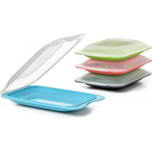 Kalanka-Bo&icirc;tes A Charcuterie Fresh | Ensemble De 4 Mini | Boite A Jambon Conservation Frigo, Empilable | Passe Au Congelateur, Micro-Ondes Et Lave-Vaisselles | Sans Bpa, 12x3,1x18cm, Couleurs Assorti - Neuf