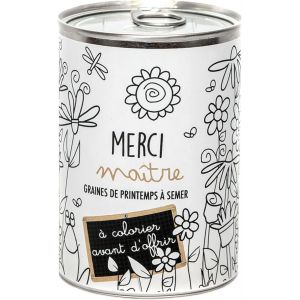 Kalanka-Mauvaises Graines - Kit De Plantes À Semer En Boîte - Cadeau Maitre - Offrir Comme Cadeau Original Merci Prof Amis Famille Fêtes - Ultra Simple À Utiliser - 100% Fabriqué En France - Neuf