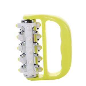 Anti-Fascia Et Anti-Cellulite Muscle Rouleau De Massage Des Tissus Profonds Relâchement Myofascial Corps Outil De Massage Pour Les Hommes Et Les Femmes (Jaune) - Neuf