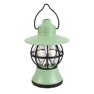 Lanterne De Camping Led Polyvalente - Aliment&eacute;e Par Batterie, R&eacute;sistante &Agrave; L'eau, Luminosit&eacute; R&eacute;glable, Conception Durable Pour Les Aventures En Plein Air Et Les Urgences - Neuf